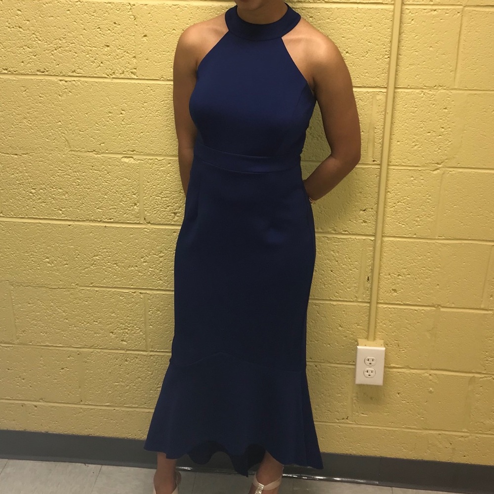Dark blue dress